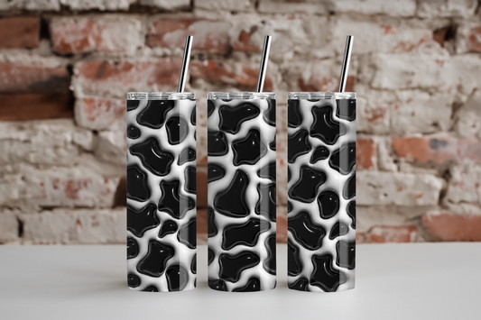 Cow Print 20oz Skinny Tumbler