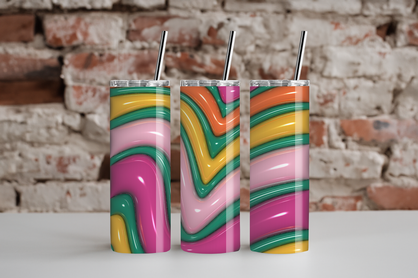 Wavy Baby 20oz Skinny Tumbler