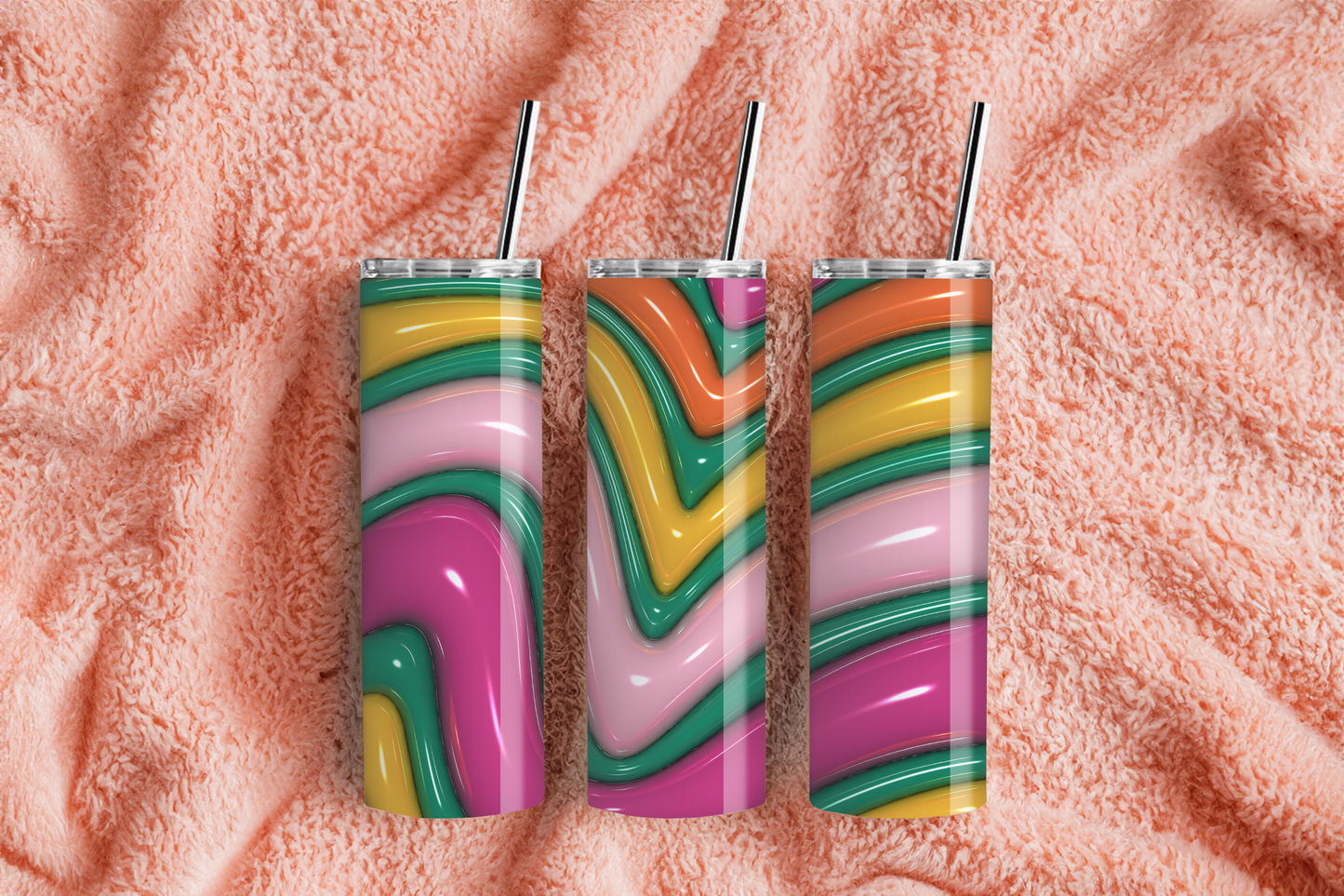 Wavy Baby 20oz Skinny Tumbler