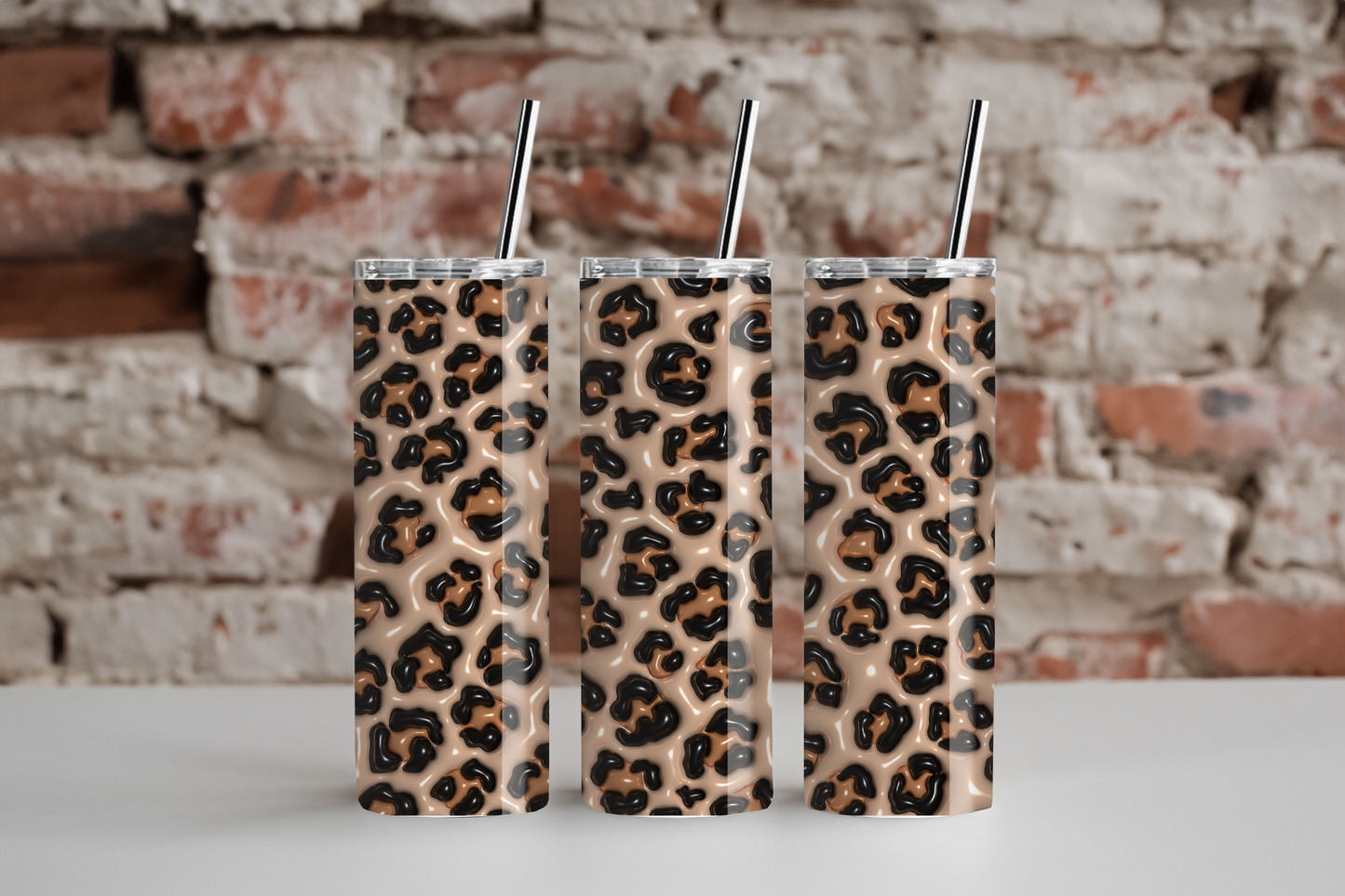 Leopard Energy 20oz Skinny Tumbler