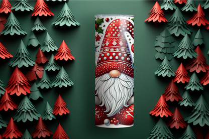 Gnome Christmas 20oz Skinny Tumbler