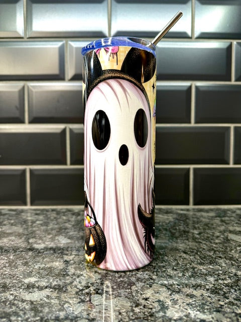 Goth Ghost 20oz Skinny Tumbler