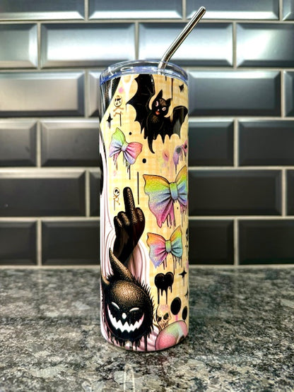 Goth Ghost 20oz Skinny Tumbler