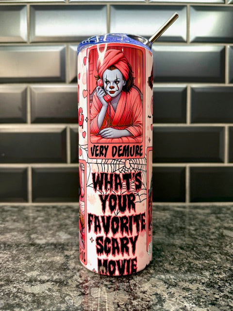 Demure Halloween 20oz Skinny Tumbler